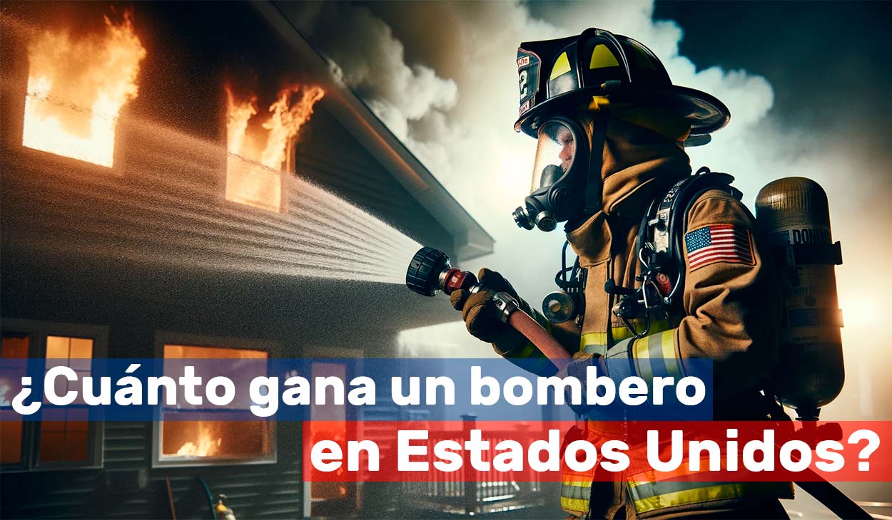 ¿Cuánto gana un bombero en Estados Unidos?