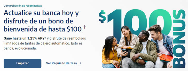 bono $100 cuenta cheques Axos Bank