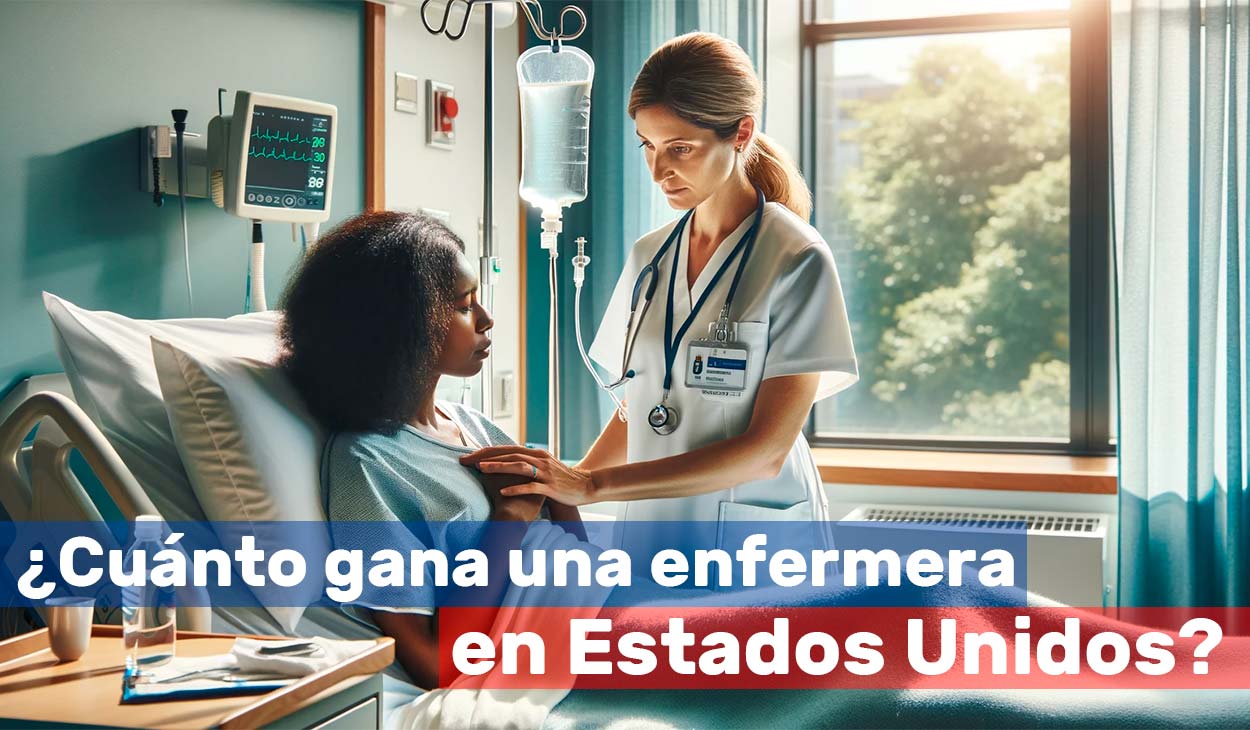 ¿Cuánto gana una enfermera en Estados Unidos?