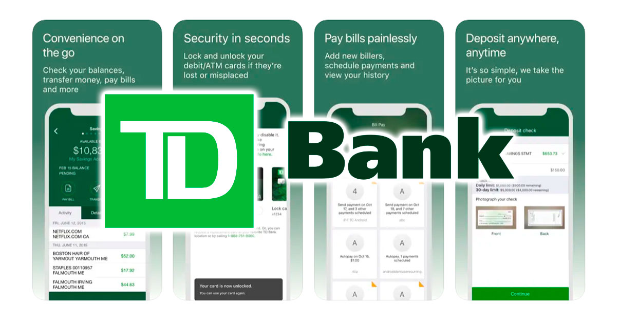 App móvil del TD Bank, cómo descargarla y utilizarla