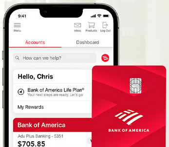 bank of america student account