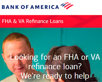 BoA FHA & VA Mortgage Refinance