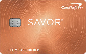 Savor Rewards credit card from Capital One