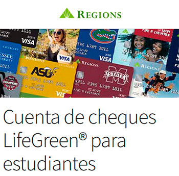 Cuenta para estudiantes de Regions Bank