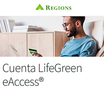 Cuenta LifeGreen eAccess de Regions Bank
