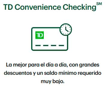 Cuenta Convenience Checking de TD Bank