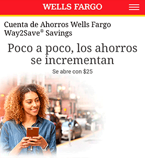 Cuenta de ahorro Way2Save