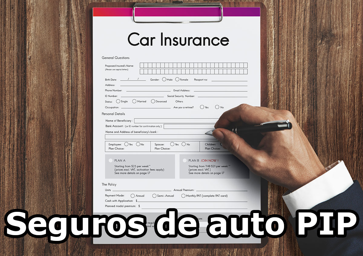 ¿Qué son los seguros de auto PIP, sin culpa o "nofault"?