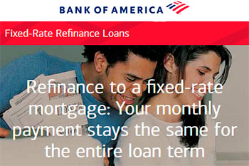 Bank of America Fixed-Rate Refinance Loans
