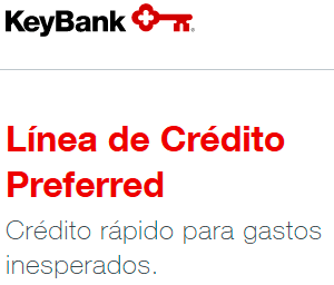 Línea de crédito Preferred de KeyBank