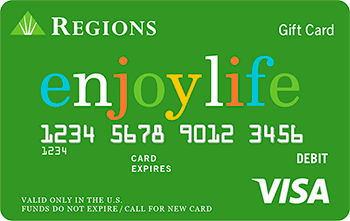 Regions Bank Gift Card