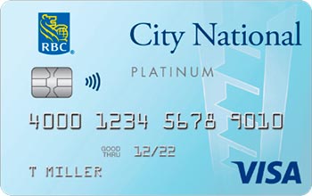Tarjeta de crédito Visa Platinum de City National Bank