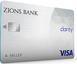 Tarjeta de crédito Visa Clarity de Zions Bank