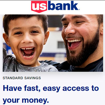 US Bank standard savings