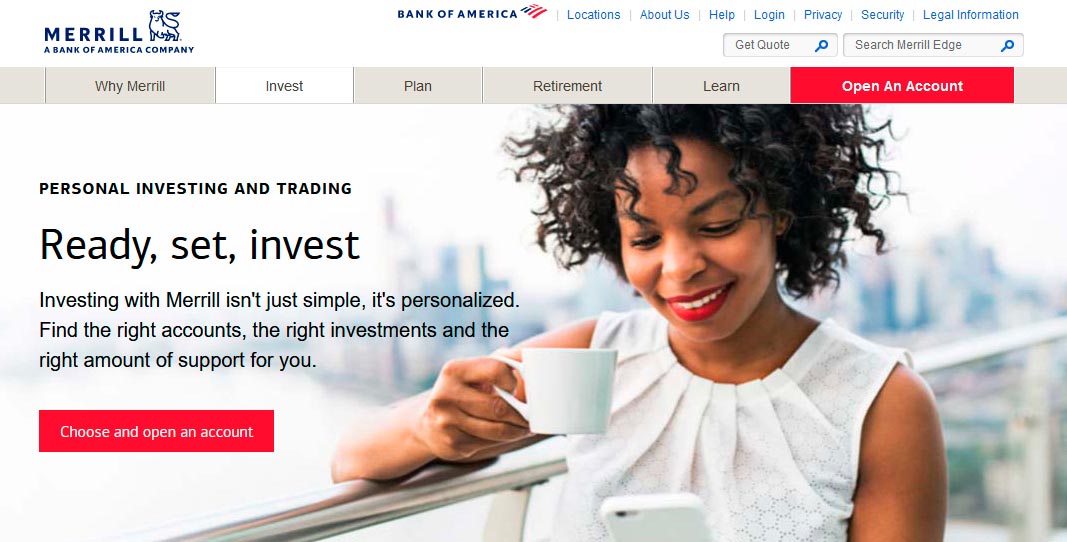 How to open an investment account at Merrill Edge (BofA)?